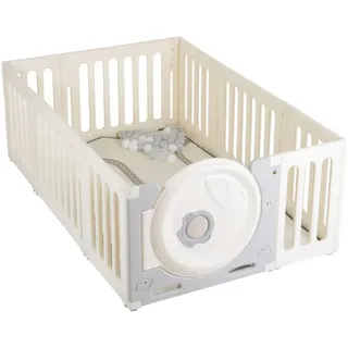 Moni Laufstall Cubby Land Laufgitter (180 x 114 x 63 cm, Babymöbel, Laufstall Baby