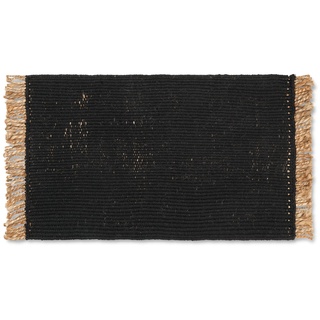 ferm LIVING - Block Fußmatte, 50 x 80 cm, schwarz