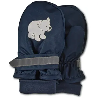 Sterntaler Fäustlinge Eisbär in marineblau | 2