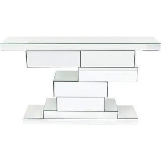 Kare Brick Mirror Spiegelkonsole 140x80x30 silber