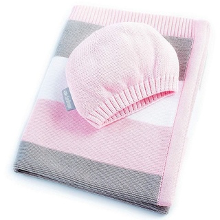 Babydecke »Kuscheldecke 90x70 cm aus 100% BIO Baumwolle«, SEI Design rosa