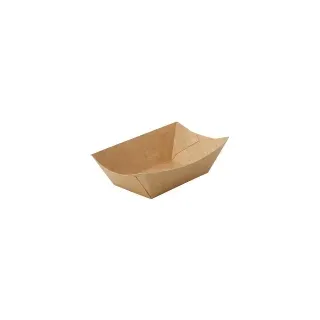 Greenbox Snackschalen, trocken & leicht fettige Speisen, braun DCA061231 , 1 Packung = 250 Stück, Fassungsvermögen: 200 ml