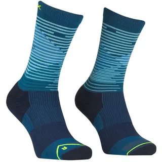 Ortovox All Mountain Mid Wandersocken 45-47 Petrol Blue