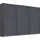 271 x 210 x 62 cm Grau
