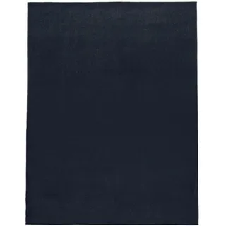 TT Home Navy-Blau Kurzflorteppich 80 x 150 cm Blau