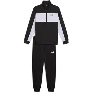 Puma Poly Colorblock Trainingsanzug Schwarz S