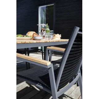 Cinas Gartenstuhl Mood (1 St), Change Your Mood, Skandinavisches Design grau|schwarz