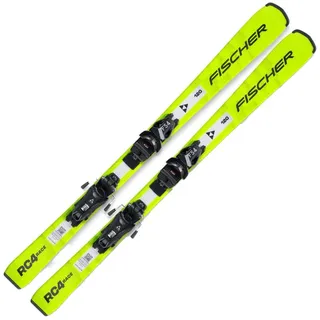Fischer RC4 Race Ski Set Gelb 140 cm