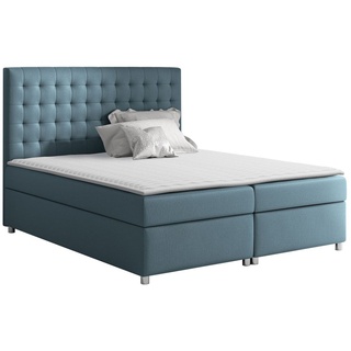 MIRJAN24 Boxspringbett Asti, Ehebett mit zwei Bettkästen für die Bettwäsche, Schlafzimmer (Farbe: Bristol 2442, Größe: 120 x 200 cm)
