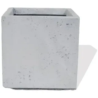 Köhko Pflanzkübel KÖHKO® Blumenkübel aus Fiberglas neuartiges Stein Pflanzkübel Quadrat 32 cm x 31 cm x 32 cm