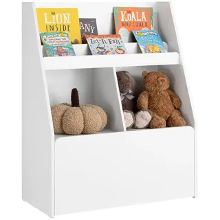 SoBuy Kinderregal KMB83 90 x 30 x 90 cm MDF weiß
