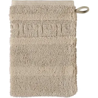 CAWÖ Noblesse Uni 1001 Waschhandschuh 16 x 22 cm sand