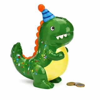 Spardose Dino Keramik 18x22x10 cm Deko Geschenkartikel Sammlung