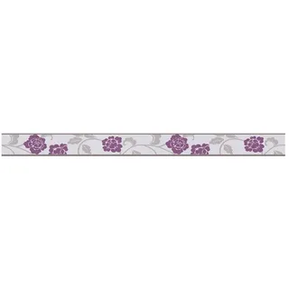A.S. Création Bordüre Only Borders 9 5 cm x 5 m 500 g Grau/Lila 282026