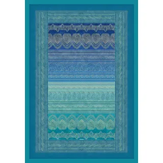 BASSETTI BRUNELLESCHI Plaid 135 x 190 cm Blau/Türkis