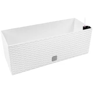 Prosperplast Rechteckiger Gärtner 52 x 20 x 19 cm Weiß