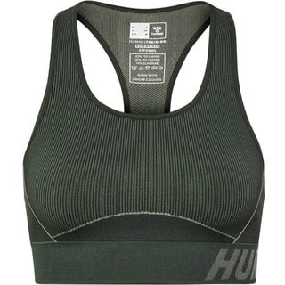 HUMMEL Damen BH hmlTE CHRISTEL SEAMLESS SPORTS TOP, CLIMBING IVY/SEAGRASS MELANGE, M