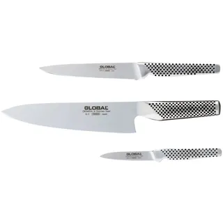 Global Messerset 3-tlg. rostfrei