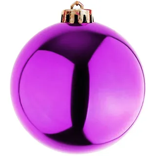 Mojawo XXL Weihnachtsbaumkugeln Dekokugel Christbaumkugeln Lila Ø 20cm