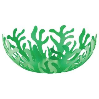 Alessi Obstschale Mediterraneo Grün 29 cm, Edelstahl grün