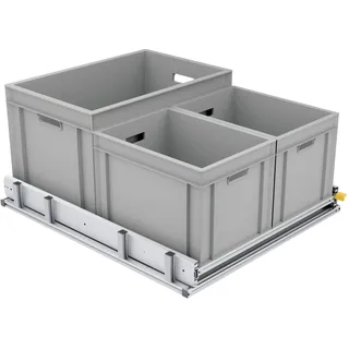 Tinobu Schwerlastauszug 220kg, Kastenwagen Camper und Wohnmobil Ausbau, Heckauszug (80x60cm, 220kg)