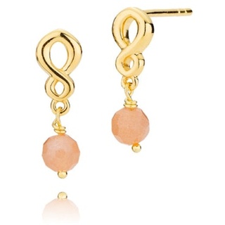 Majesty Earsticks With Pink Pearl - Vergoldet-Silber Sterling 925 - Onesize - Izabel Camille