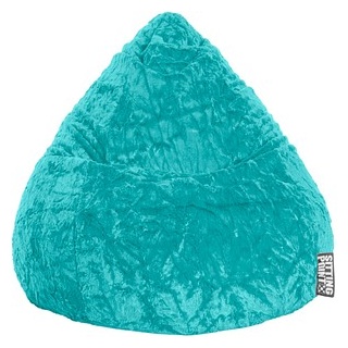 SITTING POINT Beanbag Fluffy L Sitzsack türkis