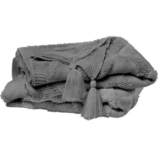 Primera Kuscheldecke Boho Tagesdecke 130 x 170 cm Grau