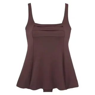 LASCANA Badekleid Damen Braun 42 Cup B