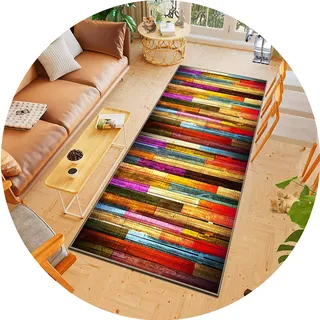 ACUY Teppich Läufer Flur rutschfest Waschbar Bunt Lange Vintage Kücheläufer Teppichläufer Polyester Weich Und Kuschelig Geruchsneutral (Farben : 10 Farben, Size : 40x100cm)