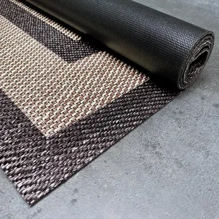 STORESDECO Vinylteppich 80 x 150 cm Braun/Schwarz