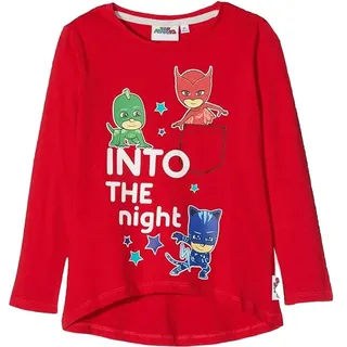PJ Masks Langarmshirt PJ Masks Pyjamahelden für Jungen und Mädchen rot 98
