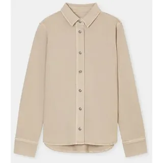 CLOSED Blusentop Twill-Hemdbluse - Regular Fit beige L