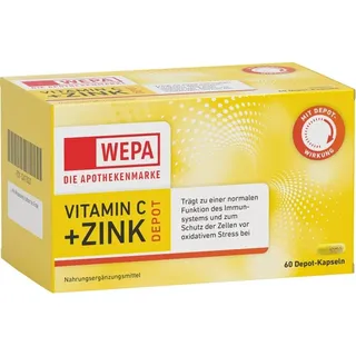 Wepa Vitamin C + Zink Kapseln 60 St.