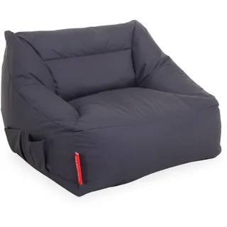 Sitzsack RORIK (BHT 90x75x95 cm) - grau - BHT 90x75x95 cm