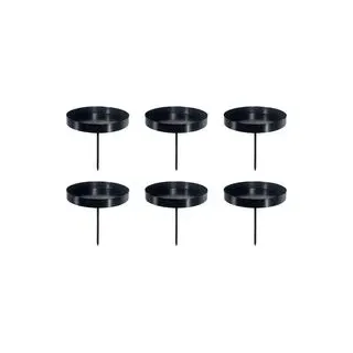Anlising 6er Set Adventskerzenhalter, 8cm Metallkerzenständer, Kerzenhalter Für Den Adventskranz, Weihnachts-adventskerzenhalter, Kerzenhalter Weihnachtsdekoration, Für Girlanden, Weihnachtsdekoration
