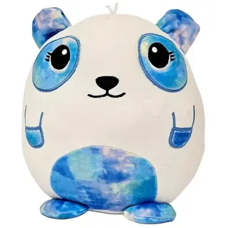 soma Kuscheltier Yeti Kuscheltier Kissen Kawaii weiß blau Figur Plüsch 35 cm (Set, 1-St., Geschenk-Set), Kuschelkissen Kawaii Reisekissen Plüschtier Geschenk-Idee Kinder blau|weiß