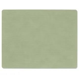 LINDDNA Tischset Curduroy L Square Leder Grün Olive