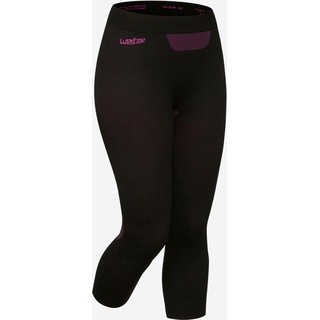 Skiunterwäsche Funktionshose Damen seamless - BL 580 I-Soft schwarz/violett, rosa|schwarz, XS
