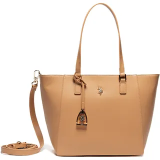 U.S. Polo Assn. JONES SHOPPING BAG Shopper Polyurethan Camel