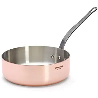 De Buyer 6462.28 Sauteuse, Edelstahl, Silber, 27,9 x 20,1 x 10,9 cm