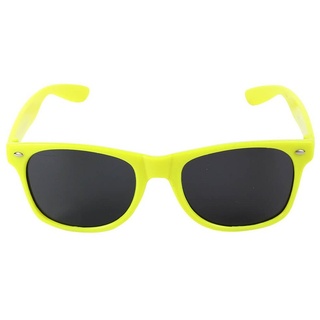 Goodman Design Sonnenbrille Damen und Herren Retro Sonnenbrille Vintage Nerd mit UV-Schutz: UV 400 gelb