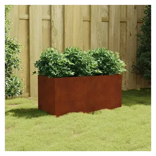 vidaXL Pflanzkübel 80 x 40 x 40 cm Cortenstahl