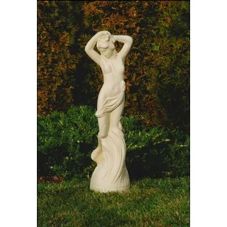 JVmoebel Skulptur Römische Figur aus Stein für Garten und Dekoration, Made in Europa weiß