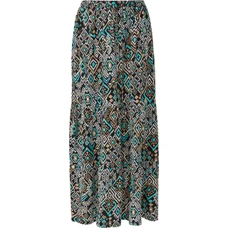 s.Oliver Maxi-Stufenrock Damen Schwarz 36