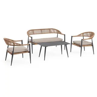 BIZZOTTO Jandia Loungeset grau/natur