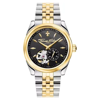 Thomas Sabo Automatikuhr Mit Offenem Herz (36 Mm), Schwarzes WA0415-291-203-36