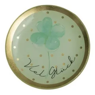 Giftcompany Dekoteller Love Plates Rund 10 cm mint