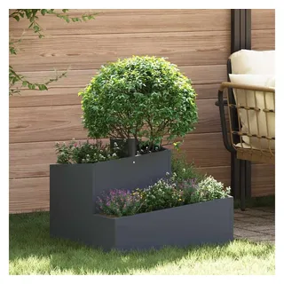 vidaXL Gartenblumentopf 60 x 60 x 50 cm Anthrazit