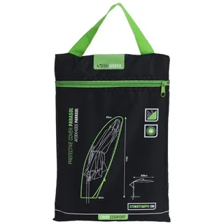 PROGARDEN Abdeckung für Ampelschirm Polyester 45 x 220 cm Schwarz